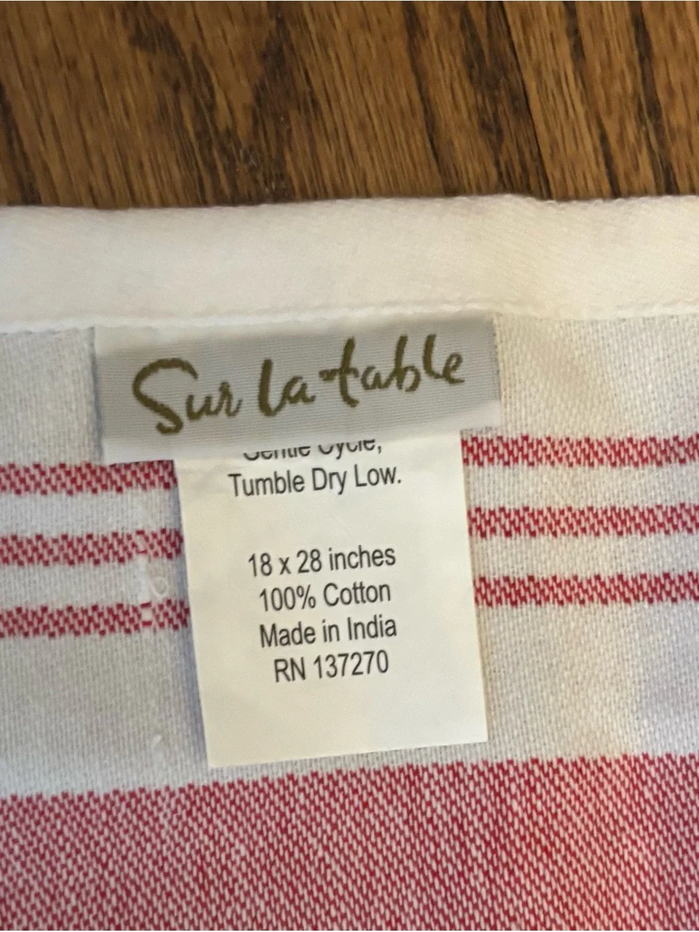 Sur La Table Red 'Buon Appetit' Kitchen Towels - Set of 3